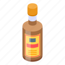 alcohol, bottle, cartoon, glass, isometric, liquor, whiskey
