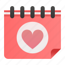 calendar, date, day, heart, love, valentines