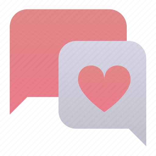 Chat, day, heart, love, messages, valentines icon - Download on Iconfinder
