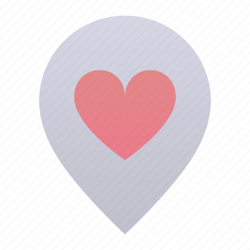 Day, heart, location, love, place, valentines icon - Download on Iconfinder