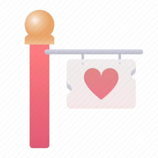 Day, heart, love, pole, sign, valentines icon - Download on Iconfinder