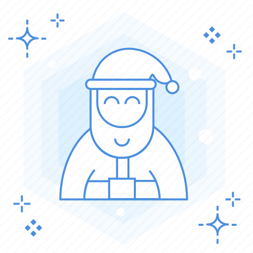 Santa, smile, christmas, holiday, winter, celebration icon - Download on Iconfinder