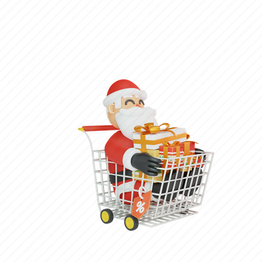 Santa, christmas, holiday, winter, xmas, santa claus, costume 3D illustration - Download on Iconfinder