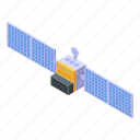 abstract, business, cartoon, isometric, network, satellite, space