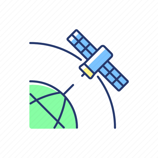 Polar satellite, artificial satellite, investigating pole surface, magnetosphere icon - Download on Iconfinder