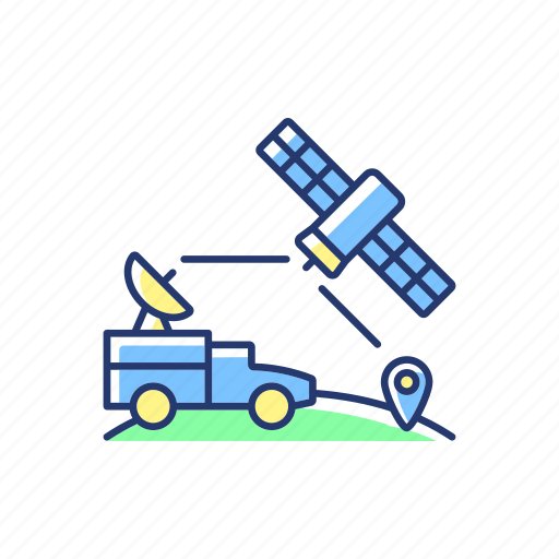 Military use, satellites, signal receiving, dish satellite icon - Download on Iconfinder