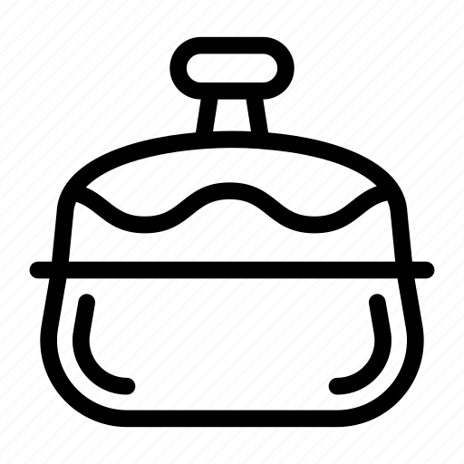 Food pot, food container, kitchenware, cooking utensil, cooking pot icon - Download on Iconfinder