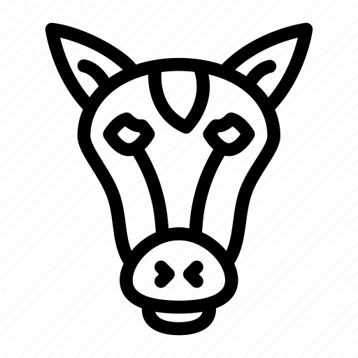 Cow head, domestic animal, creature, cattle, livestock icon - Download on Iconfinder