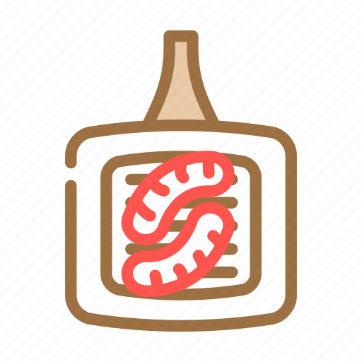 Bratwurst, sausage, meat, pork, beef, grill icon - Download on Iconfinder