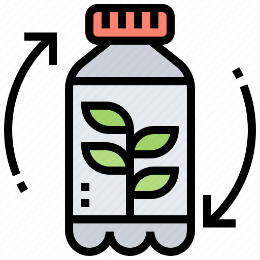 Bottle, green, plant, product, recycle icon - Download on Iconfinder