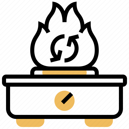 Biogas, cooking, fire, flame, stoves icon - Download on Iconfinder