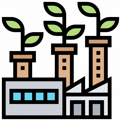 Ecology, environment, factory, friendly, industrial icon - Download on Iconfinder
