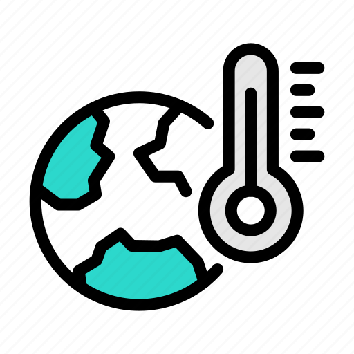 Earth, temperature, world, thermometer, ecology icon - Download on Iconfinder
