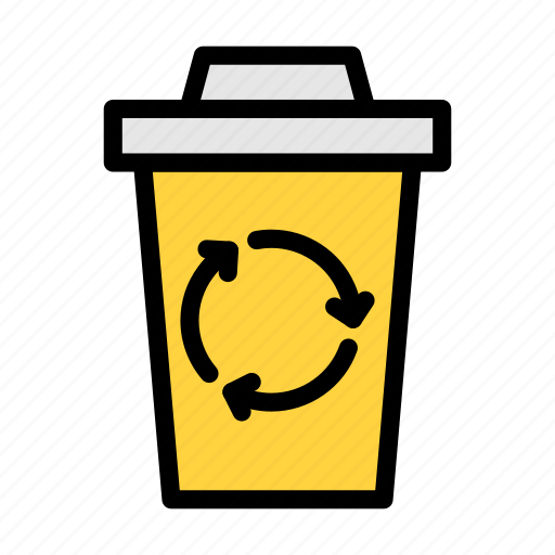 Trash, dustbin, recycle, ecology, reuse icon - Download on Iconfinder