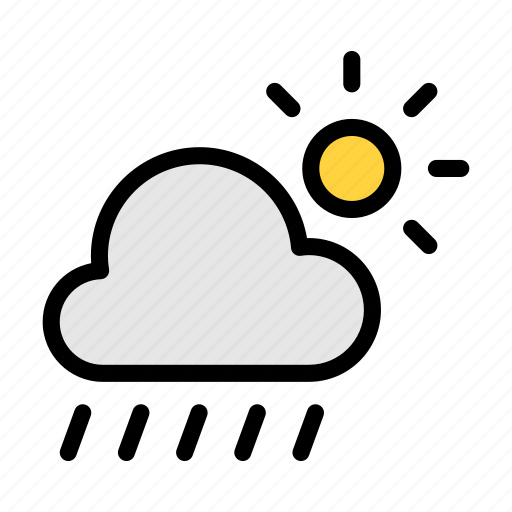 Weather, rain, cloud, sun, nature icon - Download on Iconfinder