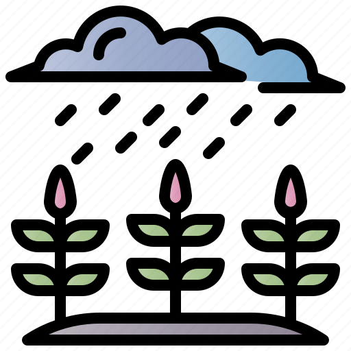 Rain, rainy, water, green, nature icon - Download on Iconfinder