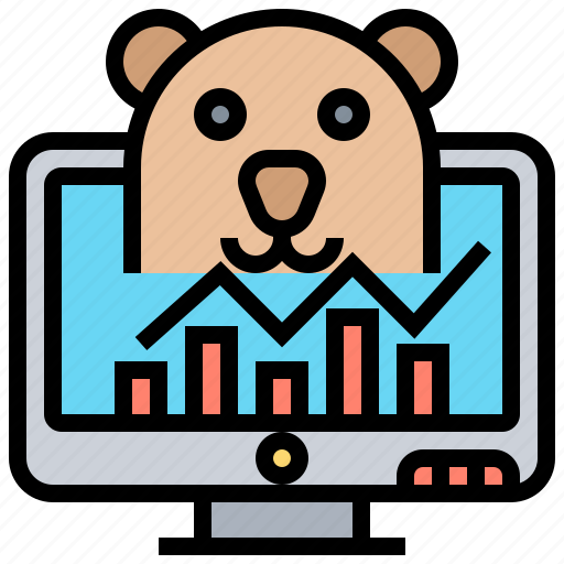 Bear, exchange, investment, stock, trading icon - Download on Iconfinder