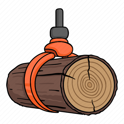 Capture, equipment, lift, log, lumber, sawmill, wood icon - Download on Iconfinder