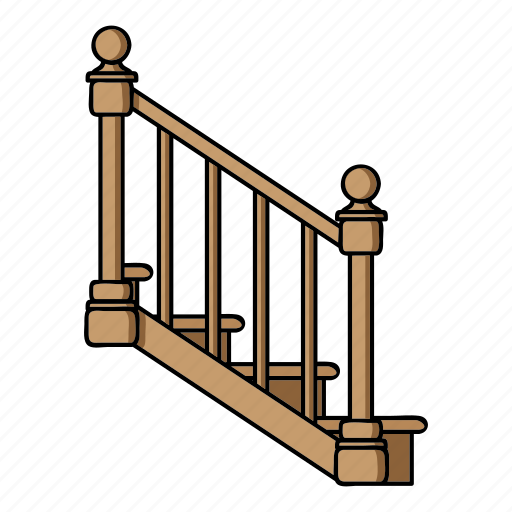 Balustrade, handrail, lumber, product, railings, wooden icon - Download on Iconfinder