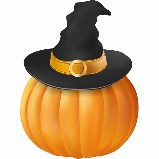 clothing, food, halloween, hat, magic, magician, orange, plant, pumpkin, scary, sorcery, spooky, vegetable, wear, witch, witchcraft, wizard 