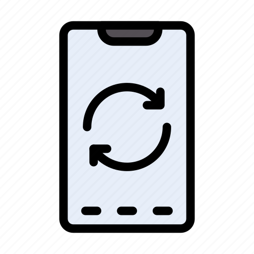 Backup, mobile, phone, reloading, sync icon - Download on Iconfinder