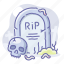dead, halloween, grave, rip 
