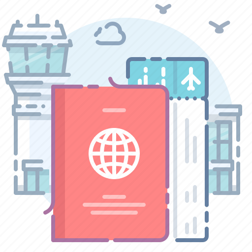 Airport, passport, ticket icon - Download on Iconfinder