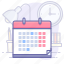 calendar, schedule, time 