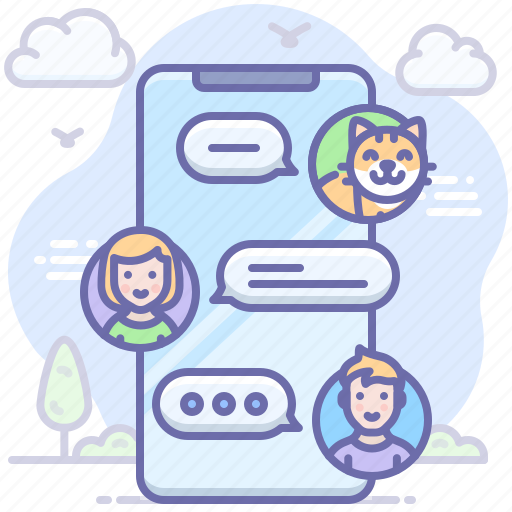 Chat, group, mobile icon - Download on Iconfinder