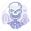 halloween, skeleton, skull 