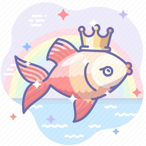 Fish, gold, magic icon - Download on Iconfinder
