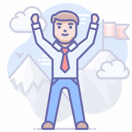 Career, goal, growth, success icon - Download on Iconfinder
