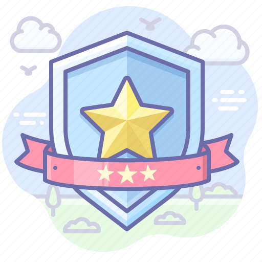 Protection, shield, star, top icon - Download on Iconfinder