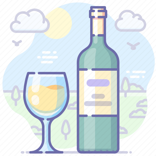 Alcohol, farm, white, wine icon - Download on Iconfinder