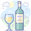 alcohol, farm, white, wine 