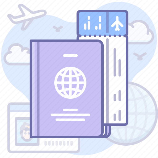 Flight, passport, ticket icon - Download on Iconfinder