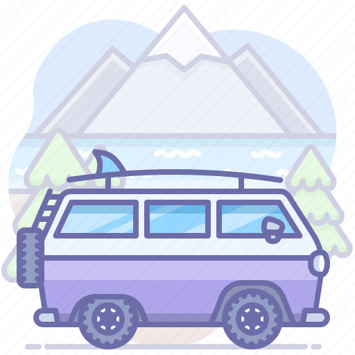 Camping, travel, van icon - Download on Iconfinder