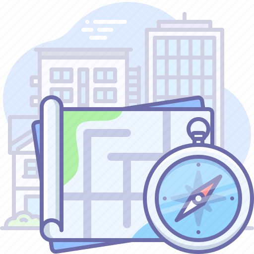 City, compass, map icon - Download on Iconfinder