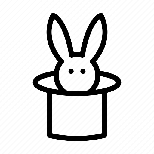 Animal, bunny, hat, magic, rabbit icon - Download on Iconfinder