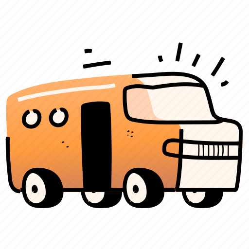 Transportation, bus, travel, transport, vehicle, automobile, public illustration - Download on Iconfinder