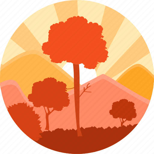 Trees, eco, ecology, forest, sun, sunrise, tree icon - Download on Iconfinder