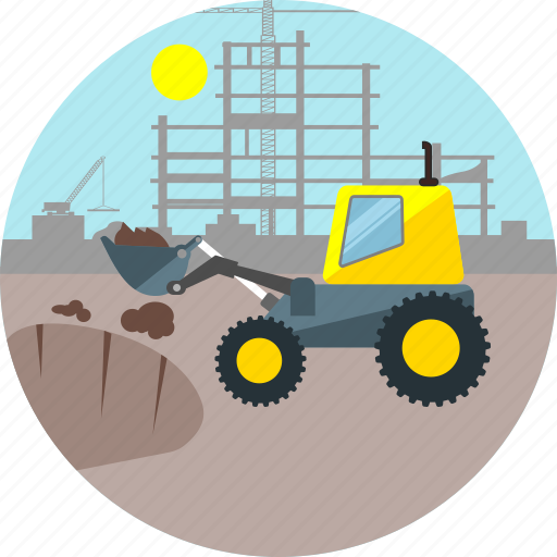 Construction, digger, jcb, architecture, crane, machine, miner icon - Download on Iconfinder