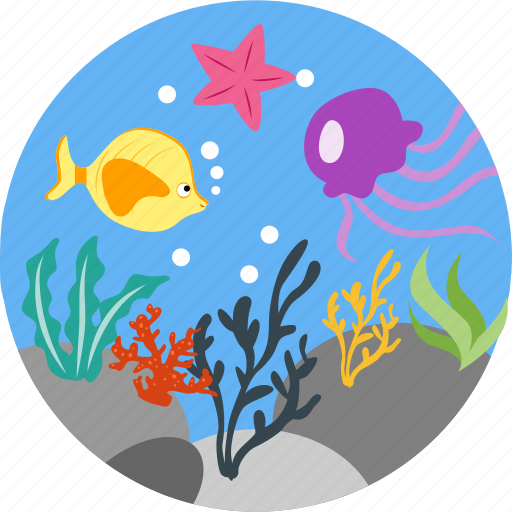 Diving, scuba, undersea, animals, fish, live, water icon - Download on Iconfinder