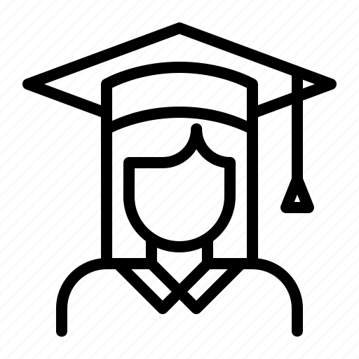 Avatar, girl, graduate, graduation, student icon - Download on Iconfinder