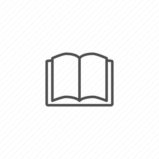 Book, line, outline, school icon - Download on Iconfinder