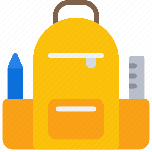Bag, education, backpack, equipment icon - Download on Iconfinder