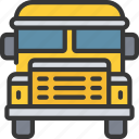 bus, education, transportation, vehicle
