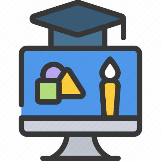 Learn, graphic, design, education, computer, pc, designer icon - Download on Iconfinder