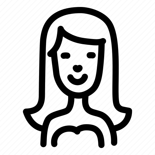Avatar, doodle, face, girl, schoolgirl icon - Download on Iconfinder