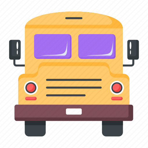 School bus, school van, school vehicle, school transport, student bus icon - Download on Iconfinder